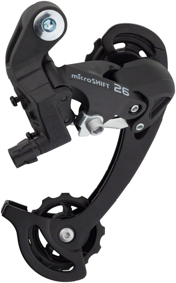 microSHIFT M26 7/8 Speed Rear Derailleur - High Performance Bike Gear Shifter for Mountain & Road Bicycles