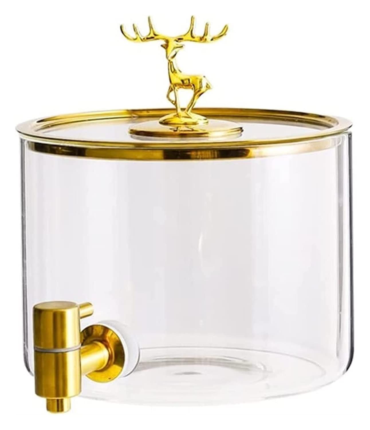 3L Glass Cold Kettle with Faucet - Large Capacity Refrigerator Water Dispenser for Iced Tea, Lemonade & Summer Drinks | Perfect for Parties, BBQs & Home Use