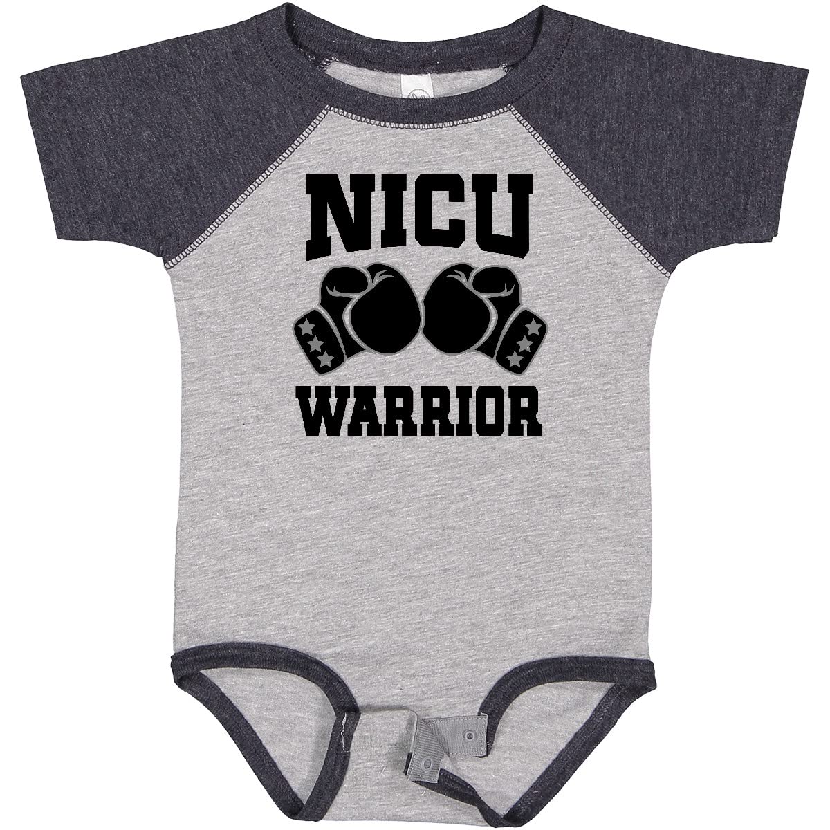 Inktastic NICU Warrior Baby Boy Bodysuit - Cute & Comfortable Newborn Onesie for Preemie & NICU Babies - Perfect Gift for New Parents & Hospital Stays