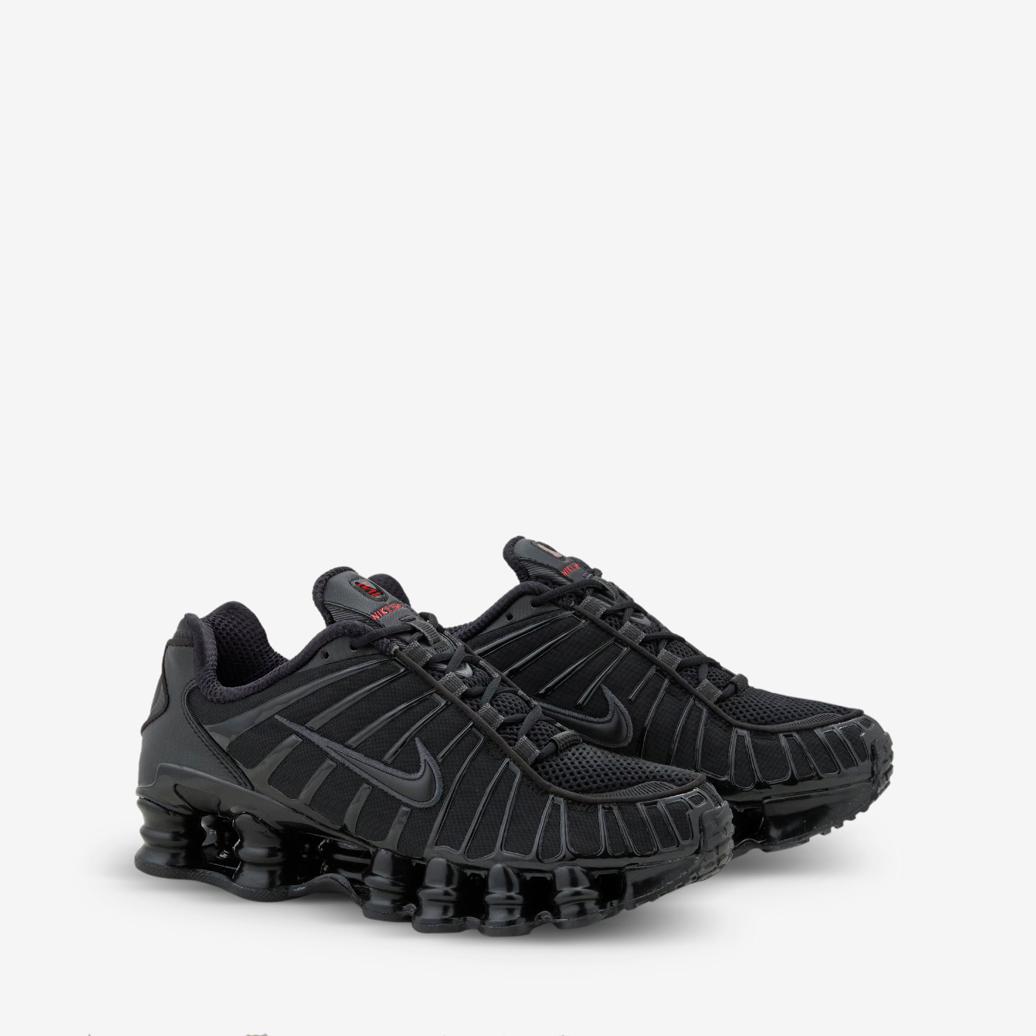 Nike Shox TL Running Shoes for Men - Black, Metallic Hematite & Max Orange Color Options | Lightweight Cushioned Sneakers for Gym, Workout & Daily Wear