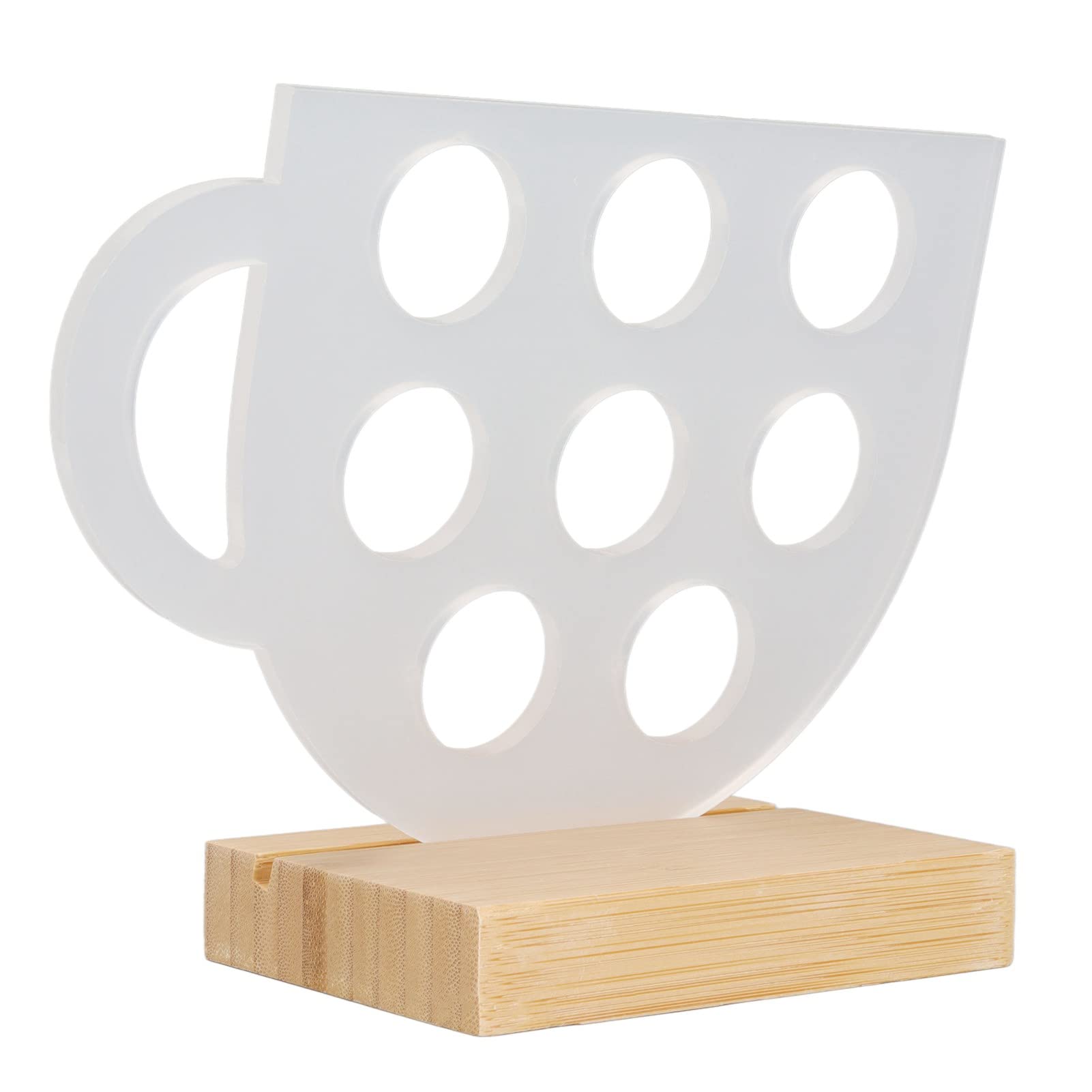8-Hole Coffee Pods Storage Stand - Large Capacity, Compact & Lightweight Acrylic Capsule Holder for Keurig, Nespresso | Perfect for Home Kitchens & Coffee Shops