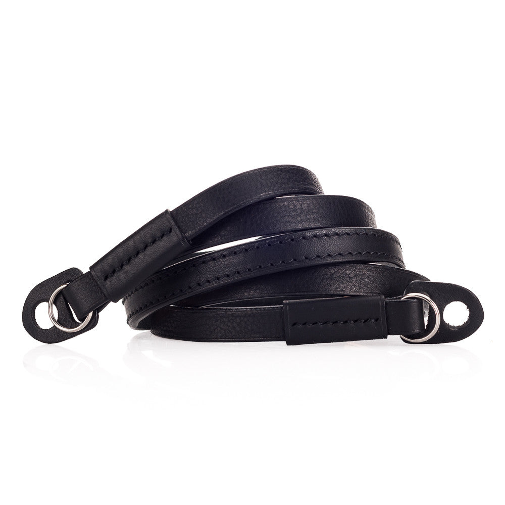 Arte di Mano Comfortable Camera Neck Strap XL 120cm - Minerva Black with Black Stitching for DSLR & Mirrorless Cameras - Perfect for Travel & Photography Enthusiasts