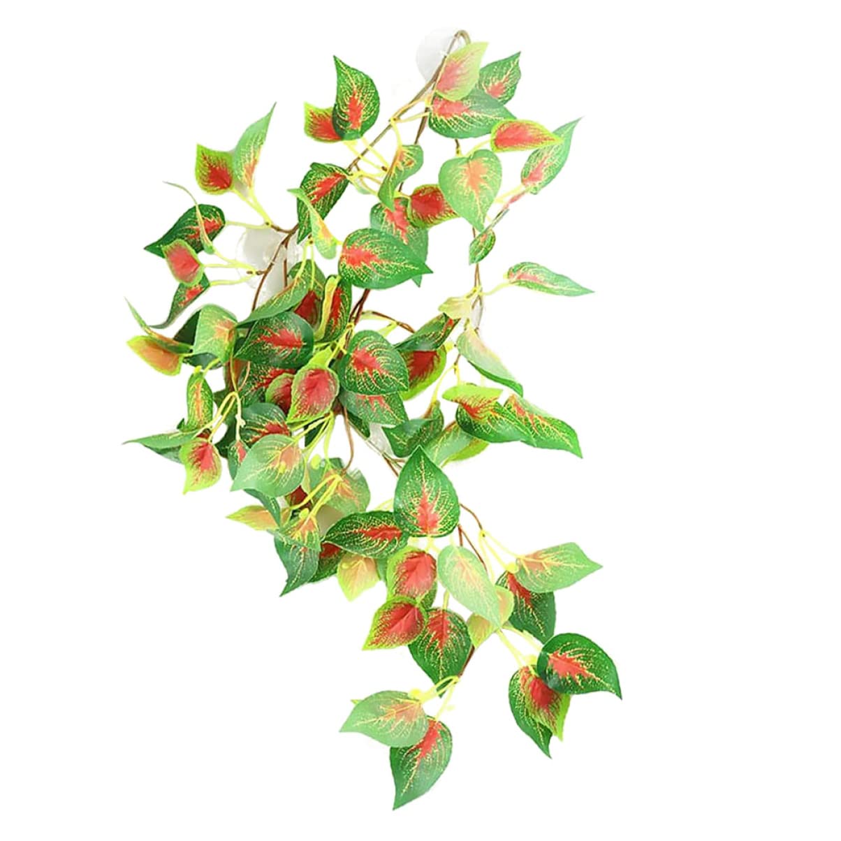 2 Pack Mipcase Realistic Artificial Aquarium Plants - Hanging Terrarium Decor for Fish Tanks, Reptile Habitats & Vivariums | Perfect for Aquatic Decor, Reptile Enclosures & Underwater Scenes
