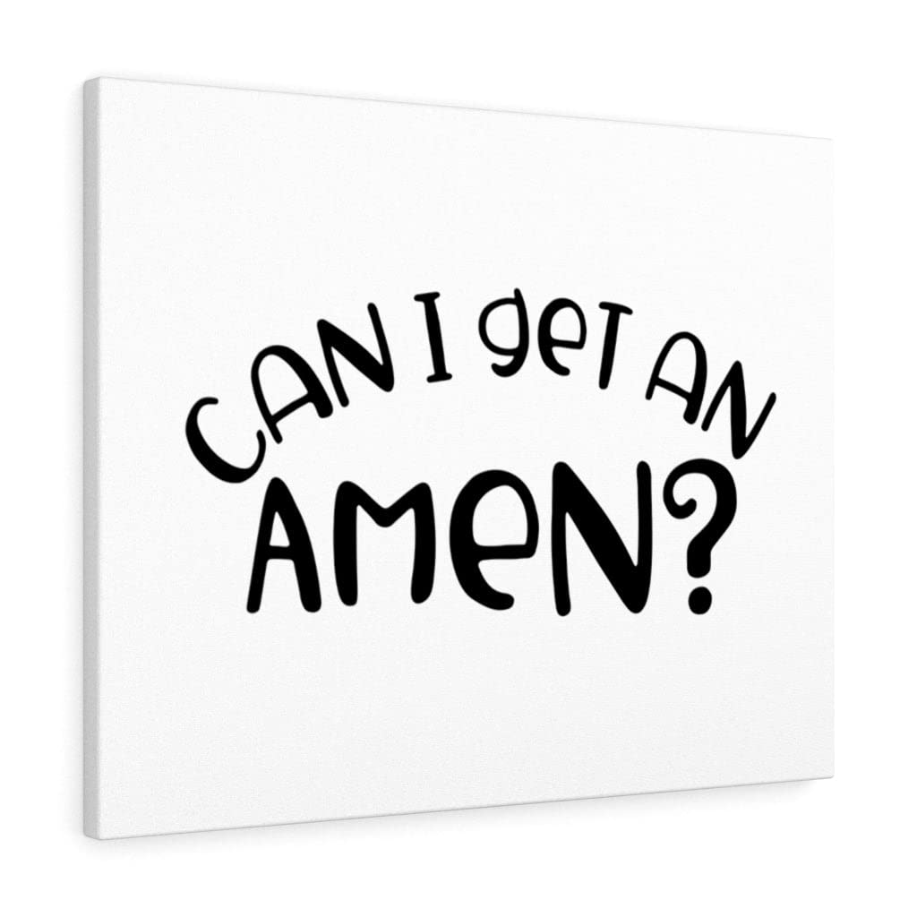 Christian Wall Art Print - Scripture Wall Decor with 'Amen' - Ready to Hang - Perfect for Home, Church & Office Decor