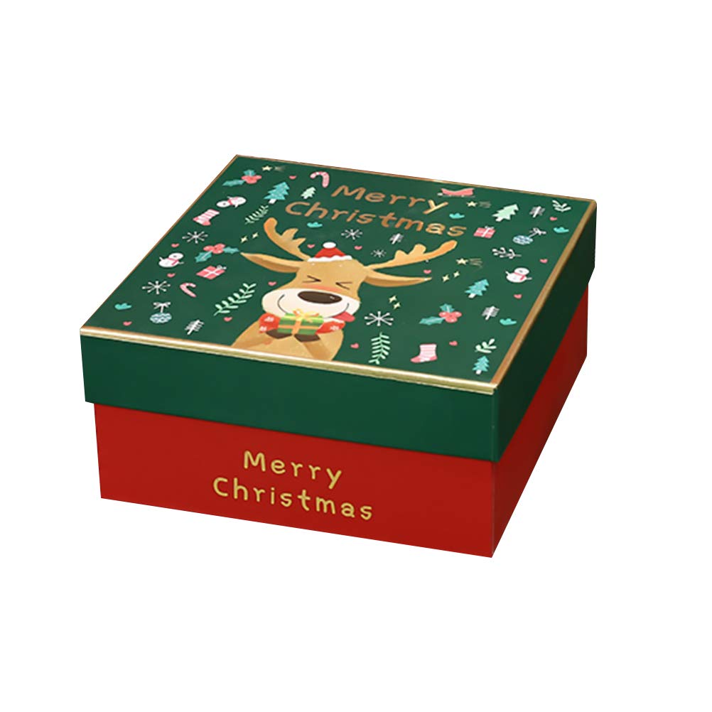 DOITOOL Christmas Gift Box - Durable Holiday Candy Packaging Box with Festive Design (Small) - Perfect for Christmas Decorations, Party Favors & Gift Wrapping