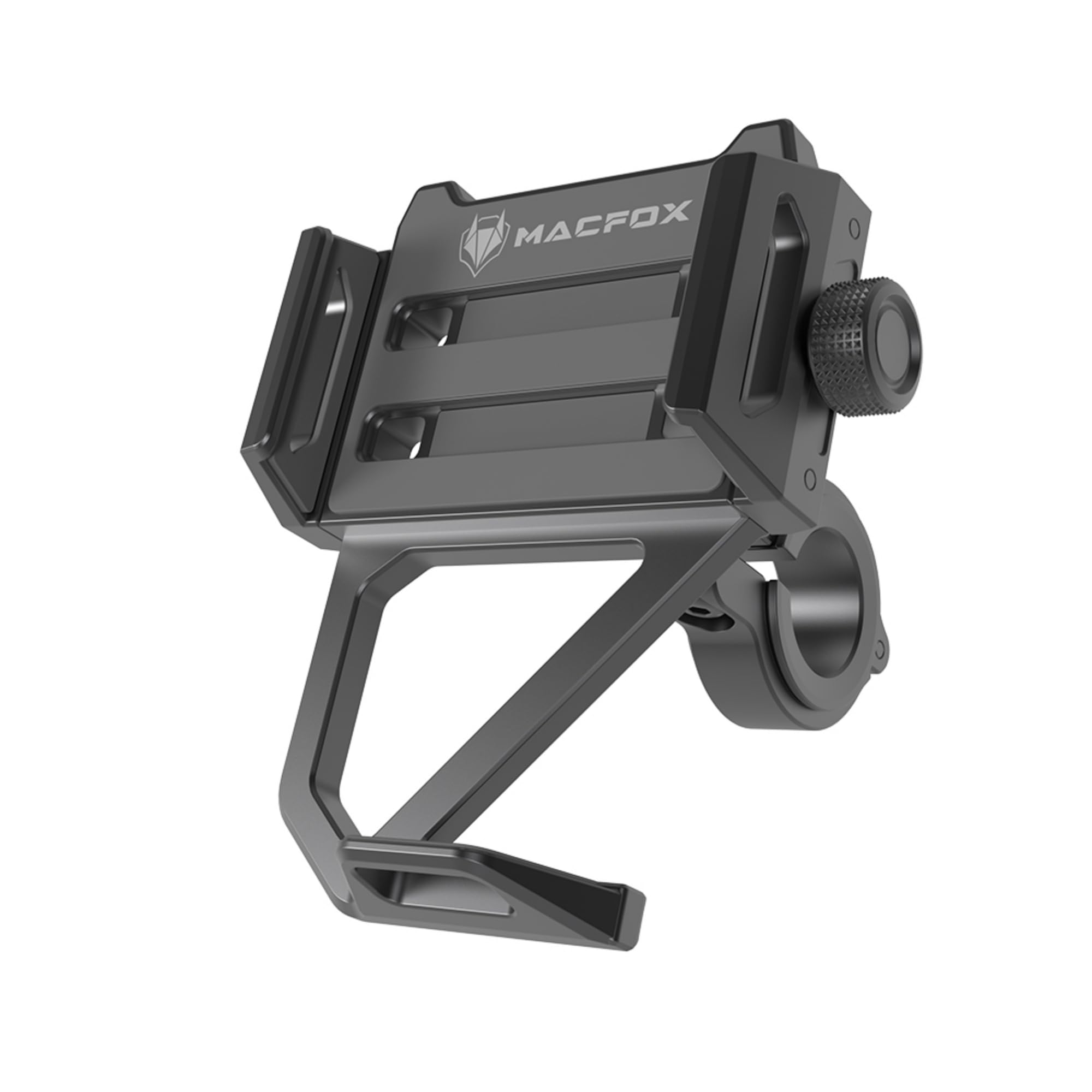 MACFOX Universal Bike Phone Mount - Secure Motorcycle & EBike Phone Holder for iPhone 15 Pro Max/Plus, 14 Pro Max, Samsung S9/S10 (Fits 4.7