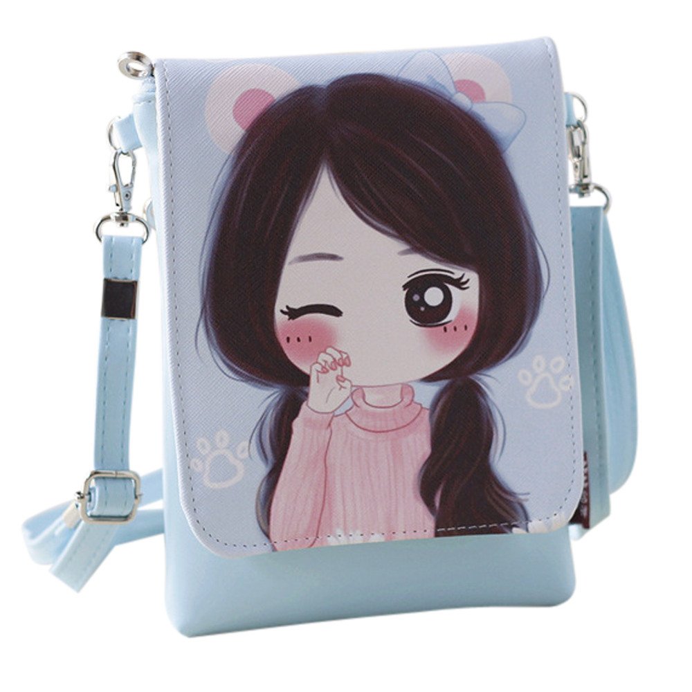 Tweippy Cute Cartoon Mini Purse for Girls - Small Crossbody Shoulder Bag, Casual Messenger Handbag for Teens & Kids | Perfect for School, Travel & Daily Use (Style B)