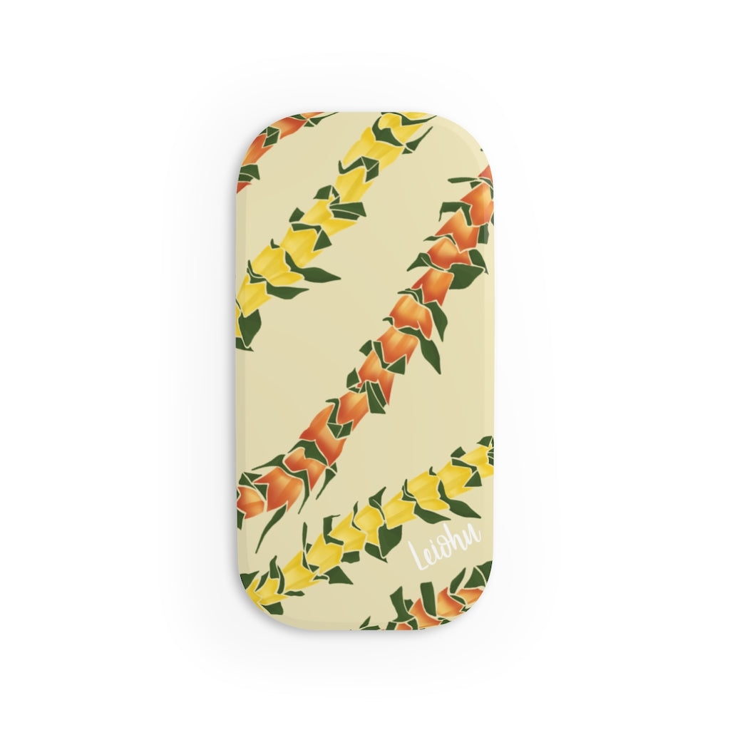 Hala Lei Phone Grip - Non-Slip Phone Holder with Adhesive for iPhone, Samsung & Smartphones - Perfect for Workouts, Selfies & Daily Use