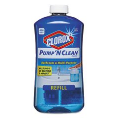 Clorox Bathroom & Multi-Purpose Cleaner Refill 24Oz (3-Pack) - Kills 99.9% Germs, Bleach-Free Formula for Tubs, Sinks, Showers & Countertops