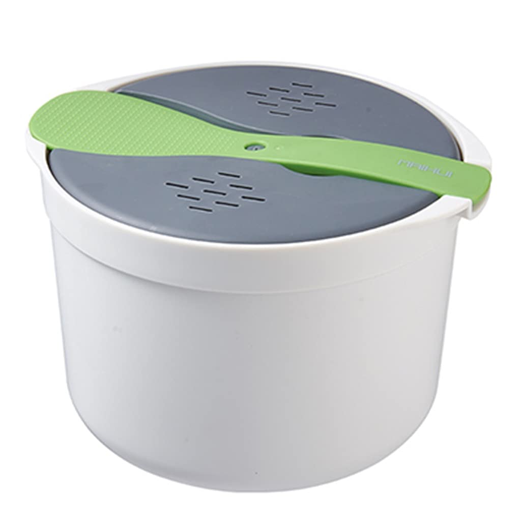 **Multifunctional Microwave Rice Cooker with Double-Layer Steamer - Perfect for Home, Restaurant & Kitchen Use (Color: A) - Quick & Easy Meals for Busy Lifestyles**