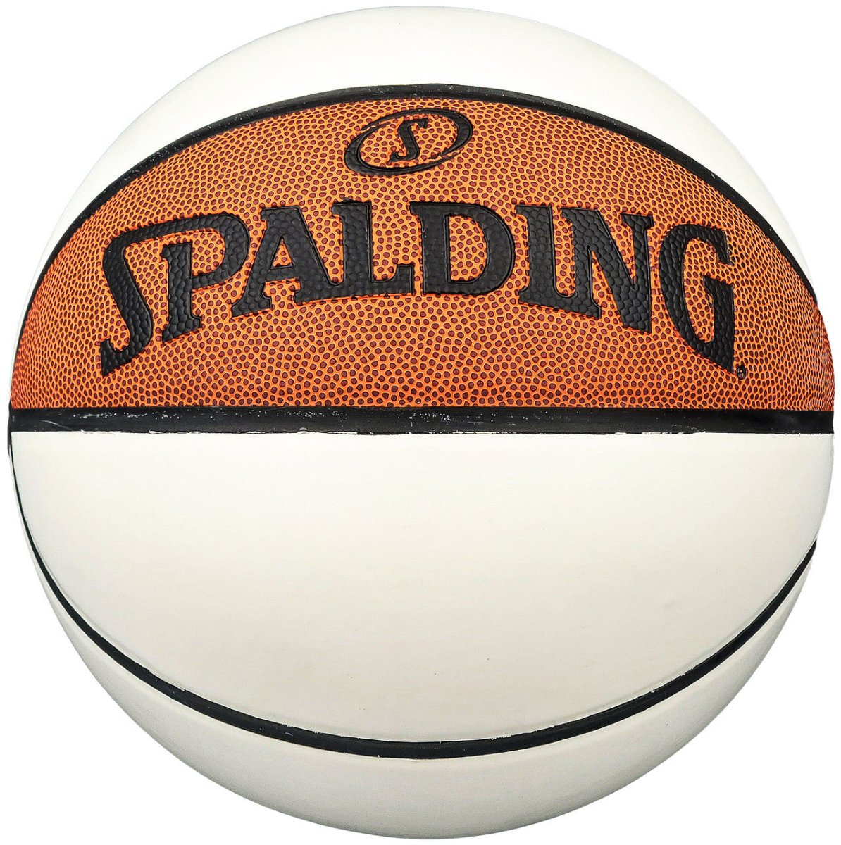 Spalding NBA Official Game Basketball - Full Size White Panel for Indoor & Outdoor Play - Perfect for Courts, Training, and Gifts