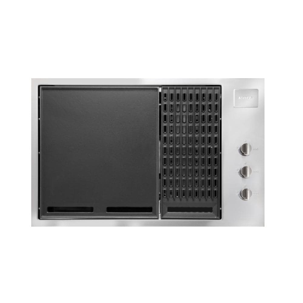 Artusi ABBQM2 800mm Built-In 3-Burner Stainless Steel Gas BBQ Grill for Outdoor Cooking, Backyard Parties, and Patio Entertaining