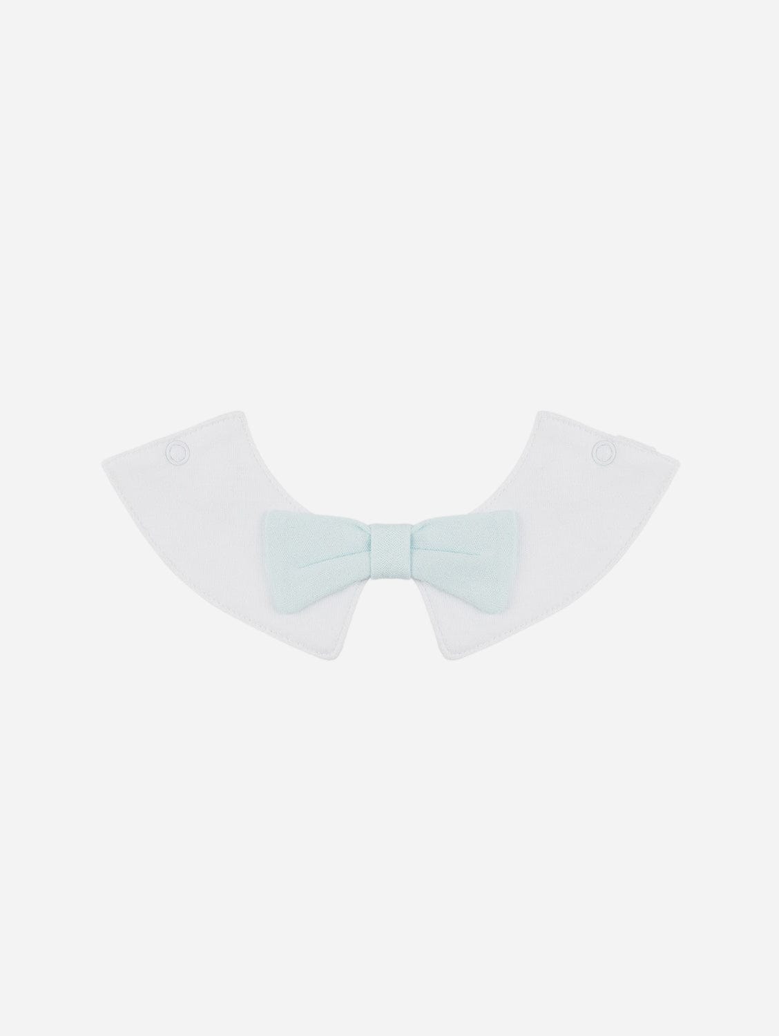 Organic Cotton Bow Tie Dog Collar - Sky Blue | Adjustable & Comfortable Pet Accessory for Small & Medium Dogs | Perfect for Weddings, Parties & Daily Walks