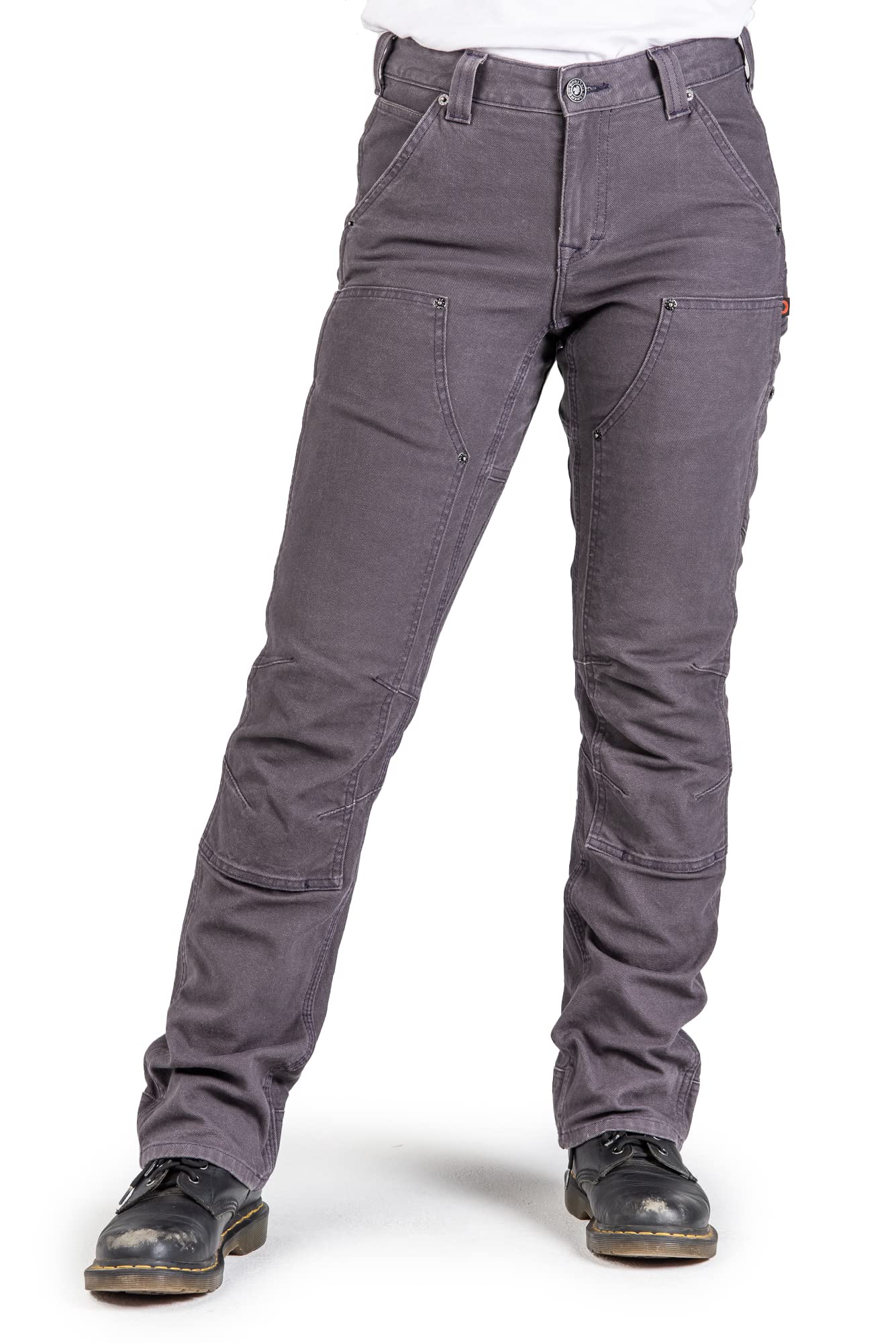 Dovetail Workwear Britt Utility Cargo Pants for Women - Straight Leg Fit with 11 Functional Pockets | Durable Work Pants for Construction, Landscaping & Outdoor Activities