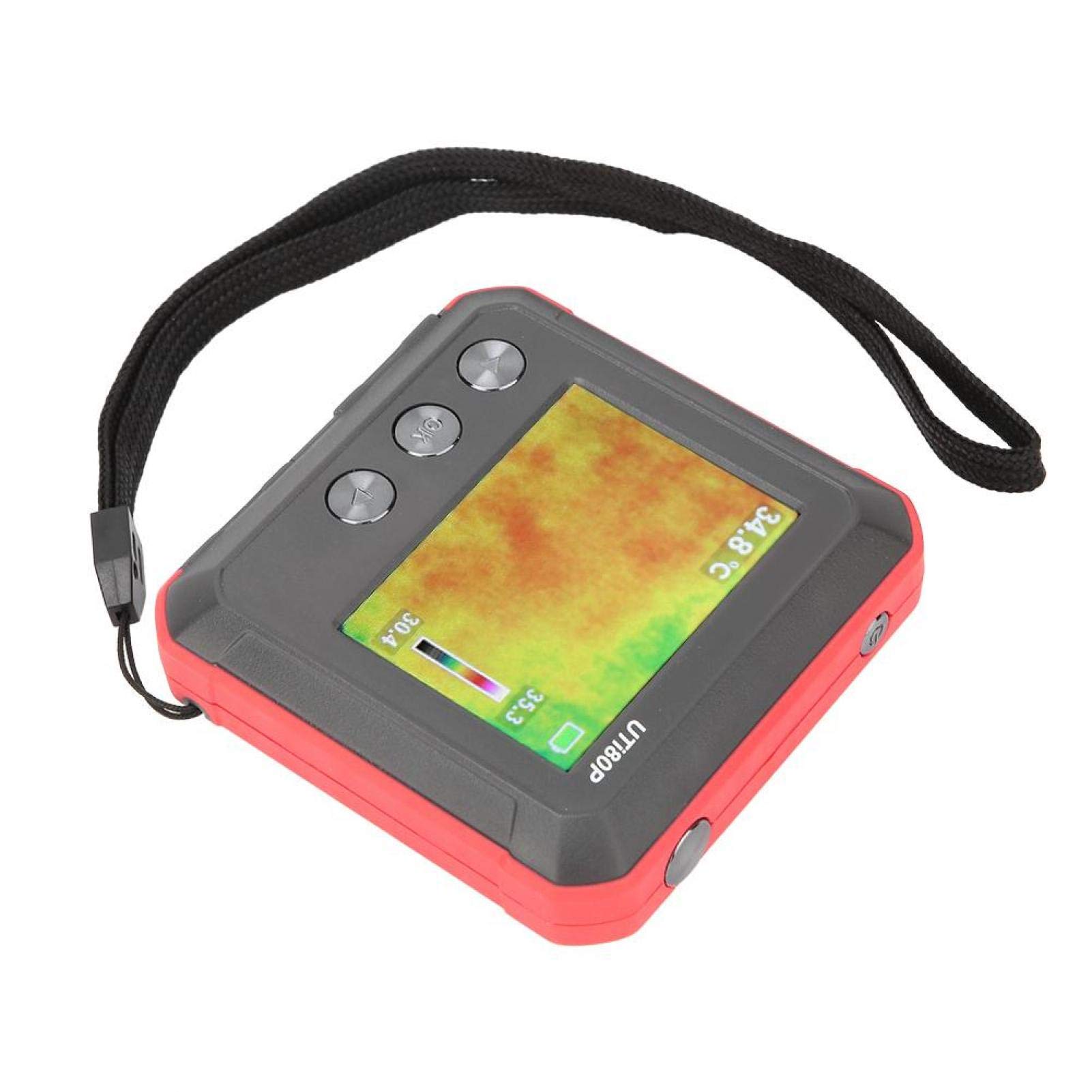 Portable Infrared Thermal Imaging Camera - 80x60 Resolution, -10°C to 400°C Temperature Range with Carrying Bag & Neck Strap | Perfect for Home Inspection, HVAC, Electrical Maintenance & Industrial Applications