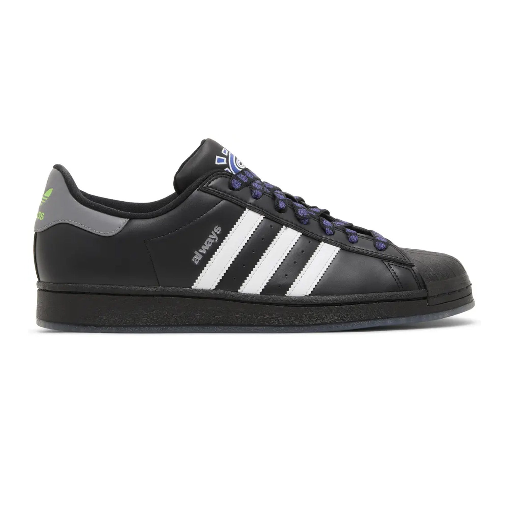 Adidas Superstar ADV 'Always Core Black' Sneakers 2024 - Classic Black & White Shoes for Men & Women - Perfect for Casual Wear, Street Style & Everyday Comfort