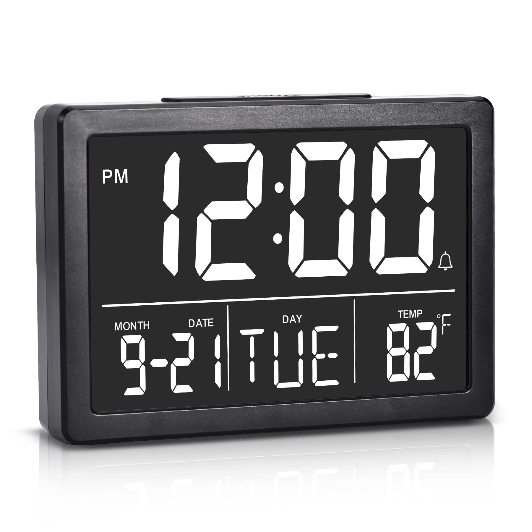 AMGICO Digital Alarm Clock with Snooze Function - 6.3