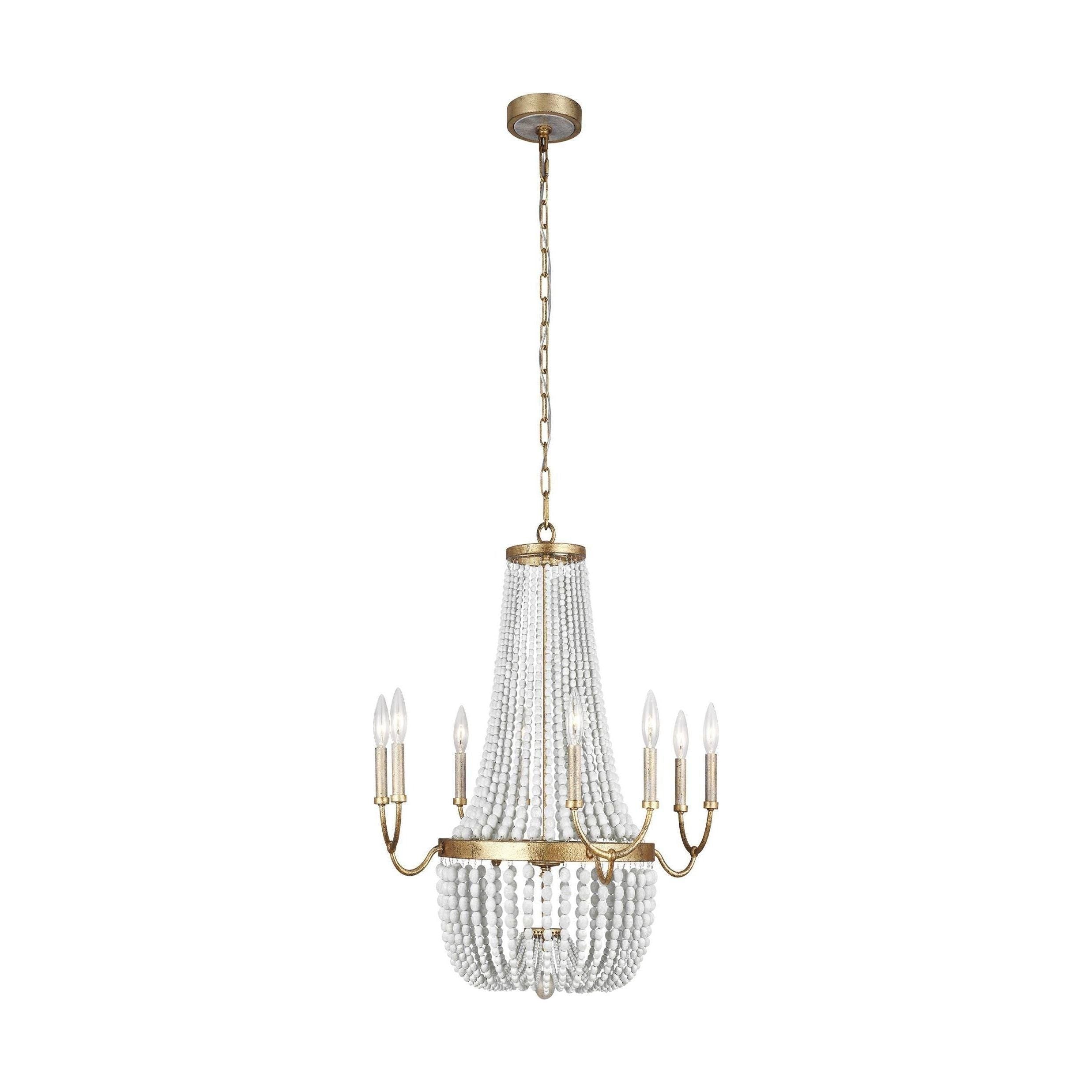 Elegant Marielle Chandelier - Modern Crystal Ceiling Light Fixture for Dining Room, Living Room & Bedroom - Perfect for Home Decor & Wedding Venues