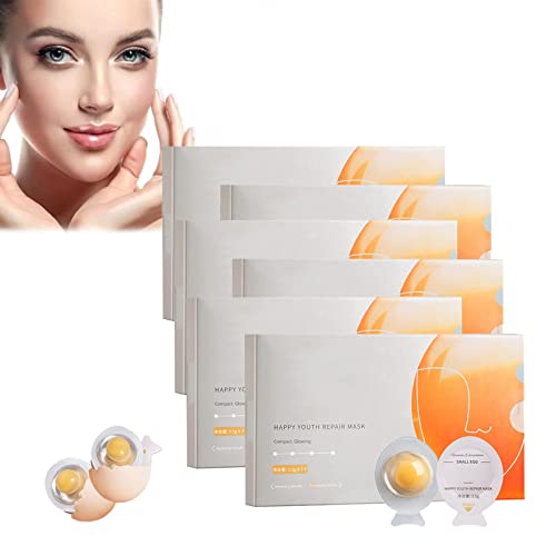 PureYouth Wash-Free Collagen Firming Face Mask - Anti-Aging & Hydrating Treatment for Women (6 Pack) | Perfect for Nighttime Skincare & Travel