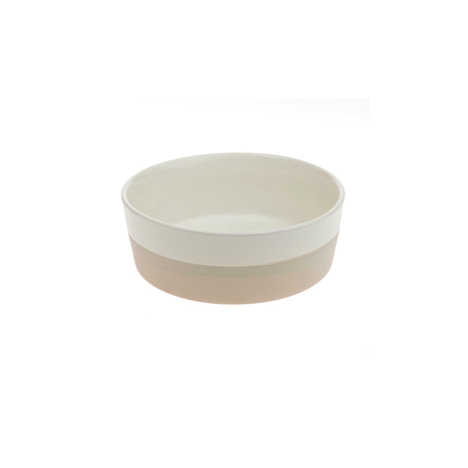 Stainless Steel Two-Tone Dog Bowl - Non-Slip Pet Food & Water Dish for Small Medium Large Dogs - Perfect for Indoor & Outdoor Use