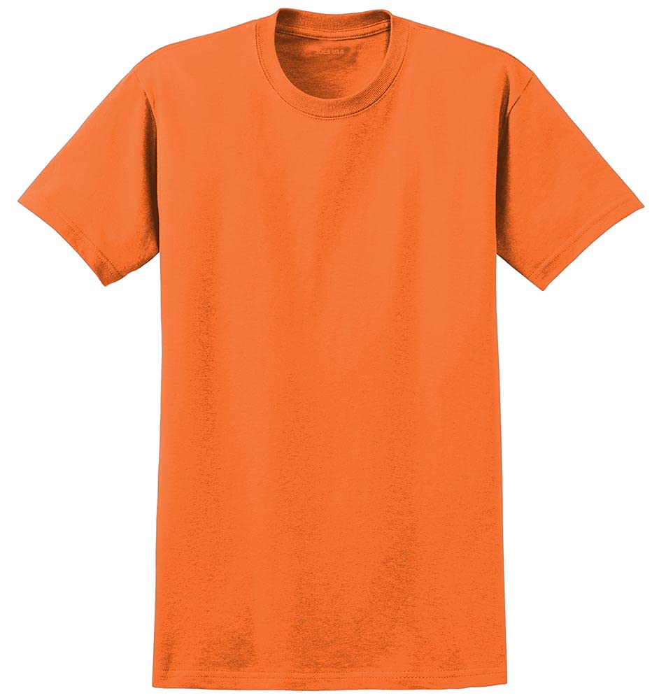 Joe's USA Men's 50/50 Cotton Polyester Blend T-Shirts - Regular, Big & Tall Sizes - Comfortable Casual Wear for Everyday, Work & Gym