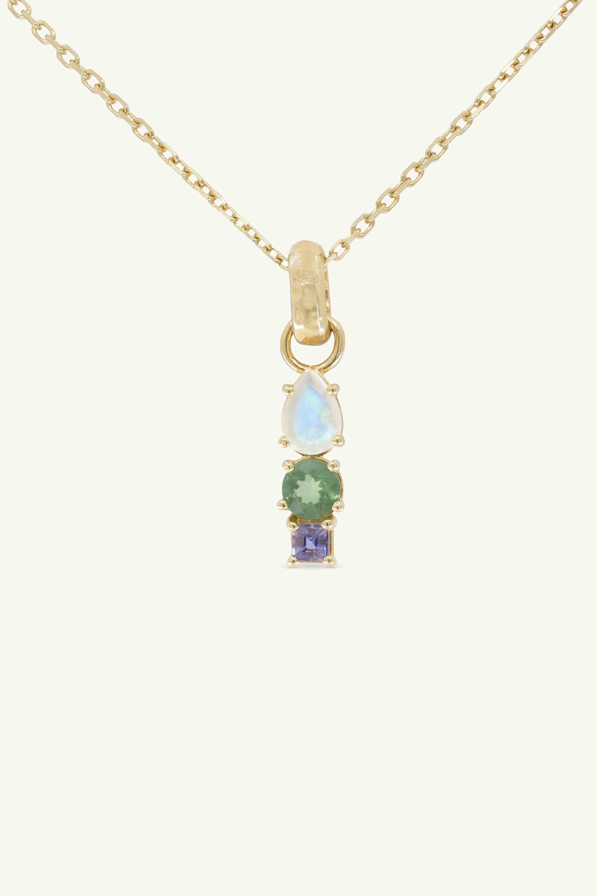 Dixie Gold Necklace for Women - 14K Solid Gold Pendant Necklace - Elegant Layering Necklace for Everyday Wear, Gift Giving & Special Occasions