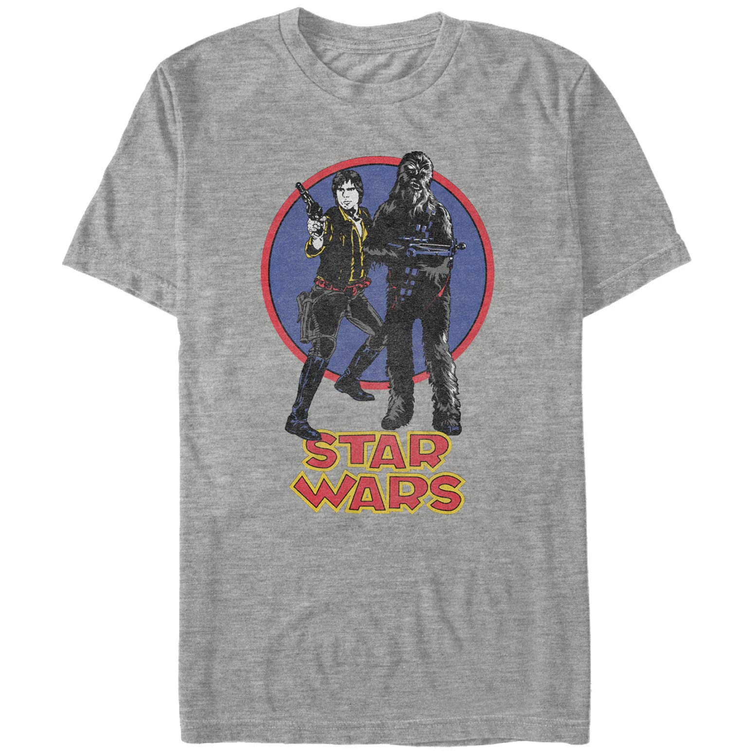 Men's Star Wars Retro Best Friend Circle T-Shirt - Perfect for Movie Nights, Cosplay, and Gift Giving