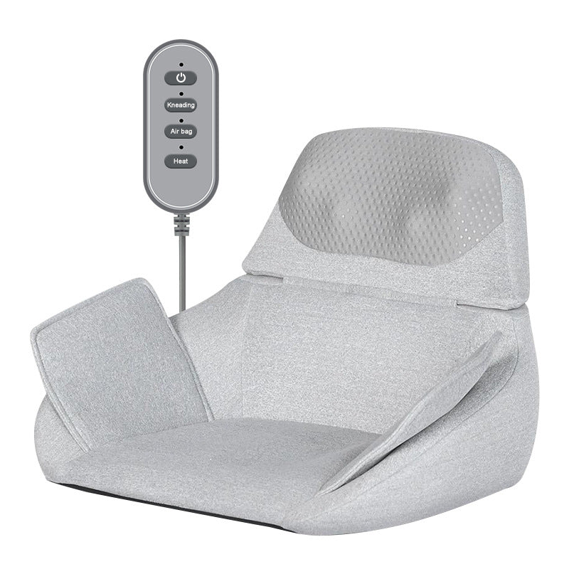 Relaxor XL 3D Kneading Massage Cushion for Back & Neck Pain Relief - Shiatsu Massager with Heat for Home, Office & Car Use