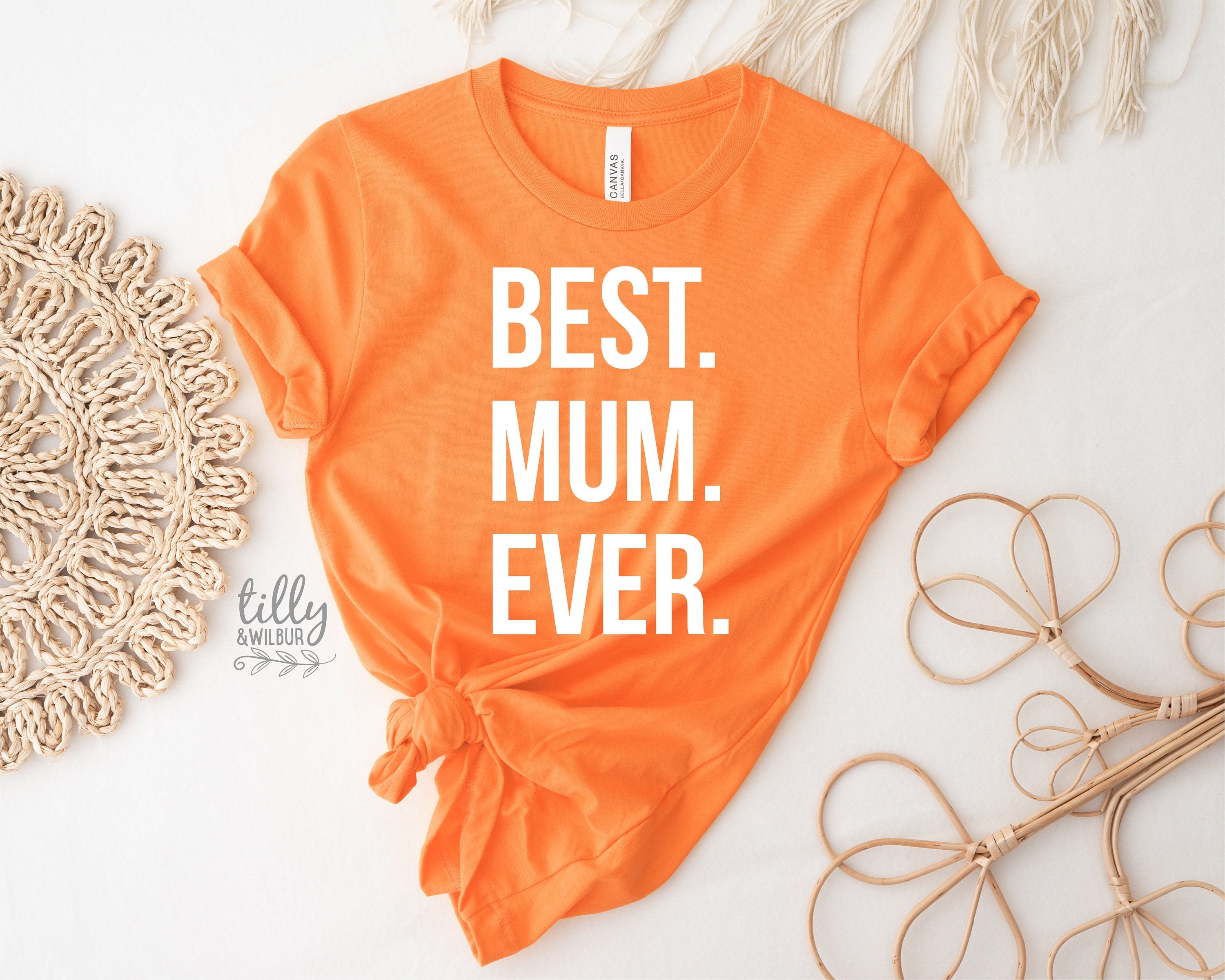 Best Mom Ever T-Shirt - Funny & Cute Graphic Tee for Women - Perfect Gift for Mother's Day, Birthday & Family Events