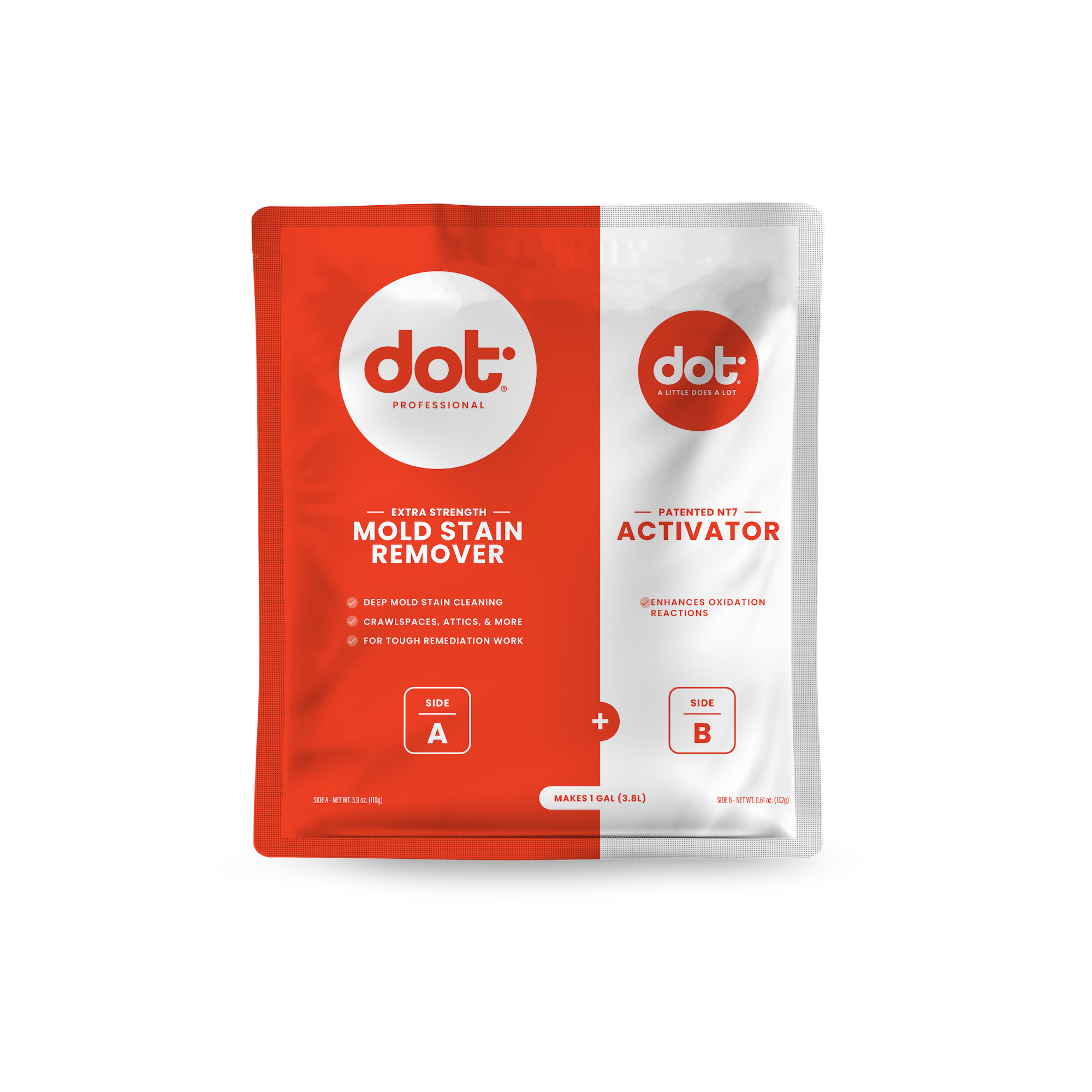 Powerful DOT Extra Strength Mold Stain Remover Spray - Fast Acting Formula for Bathroom, Kitchen & Shower Tiles - Eliminates Tough Stains & Prevents Regrowth