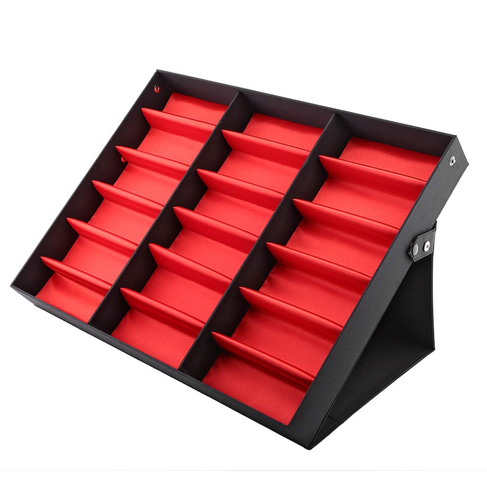 Multi-Purpose Eyeglasses Organizer & Storage Case - Glasses Display Stand & Jewelry Holder for Home, Office, Travel - Perfect for Organizing Sunglasses, Reading Glasses & Accessories on Dresser, Nightstand or Desk