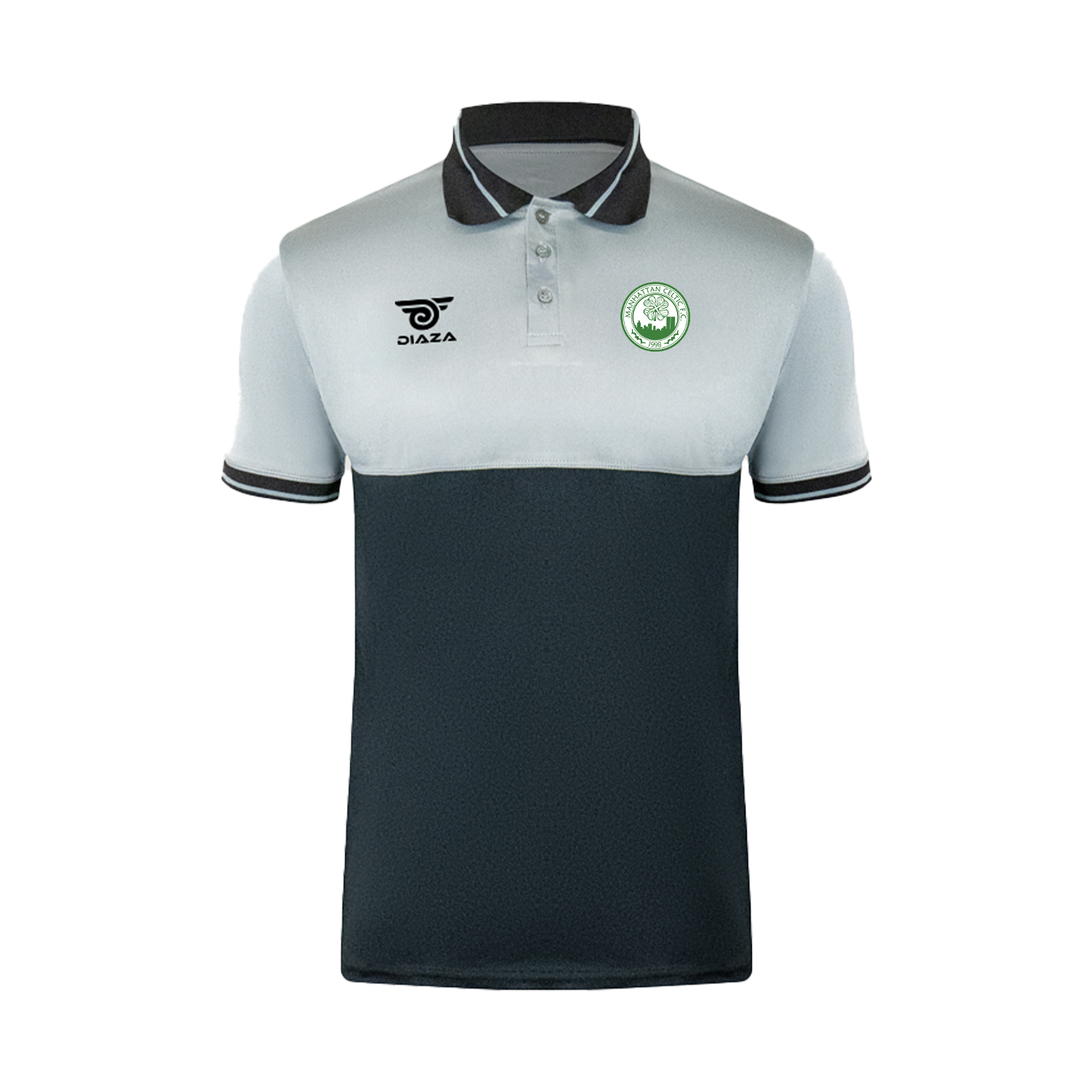 Manhattan Celtic FC Polo Shirt - Men's Breathable Soccer Jersey for Training & Matches - Perfect for Fans, Players & Casual Wear