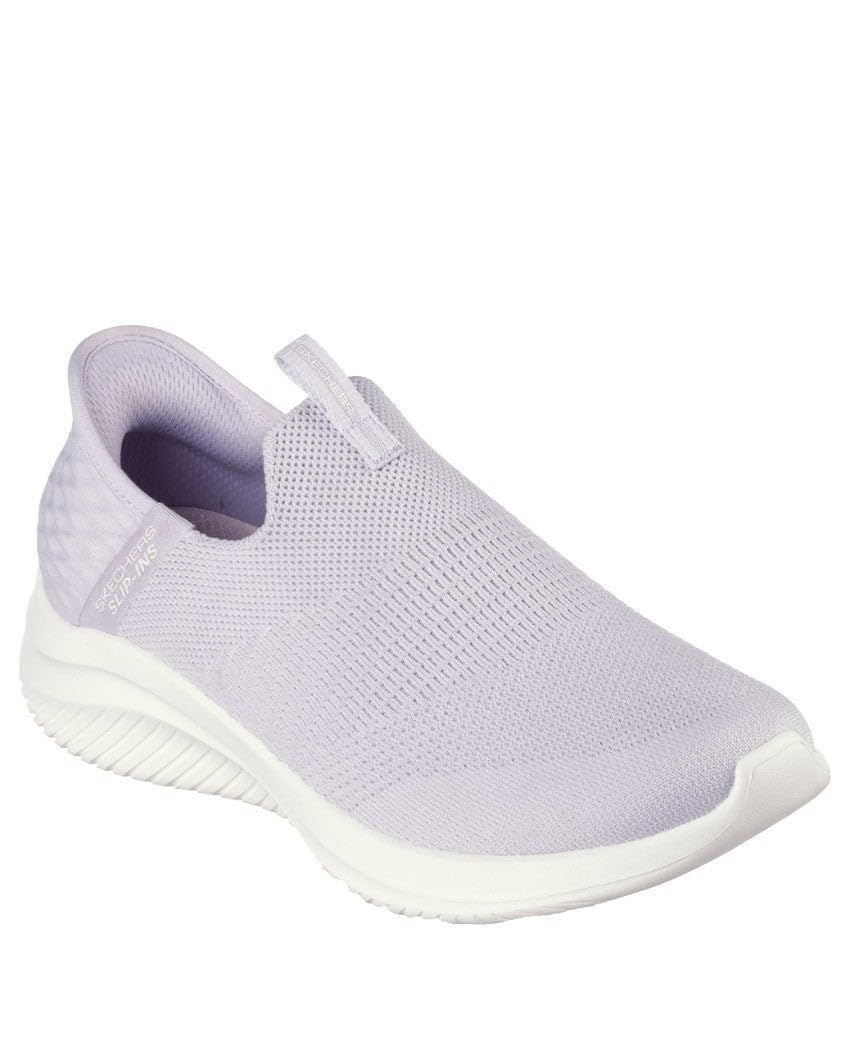 Skechers Women's Slip-On Sneakers - Vigor 3.0 Low Top Comfort Walking Shoes in Drafting Lavender | Lightweight & Breathable for Work, Travel & Everyday Wear