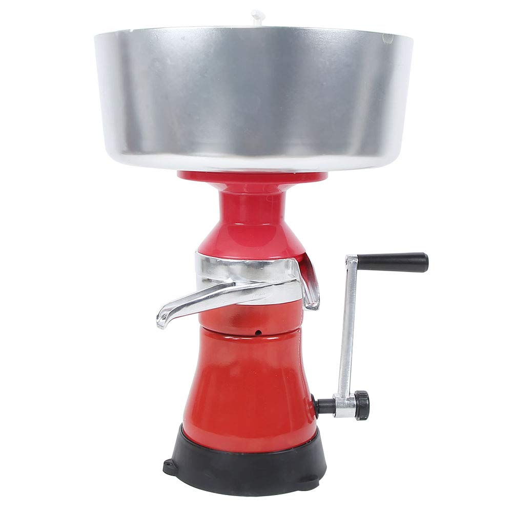 Electric Milk Cream Separator for Home & Farm Use - Hand Crank Centrifugal Dairy Machine for Fresh Milk, Cheese Making & Butter Processing