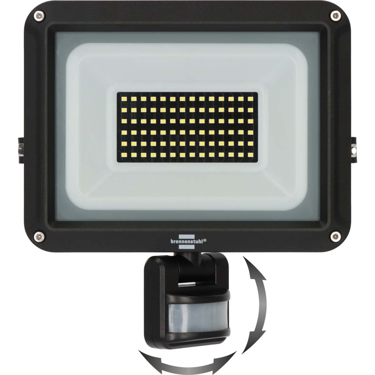 JARO 7060P LED Spotlight - 50W, 5800 Lumens, 6500K Cool White, IP65 Waterproof, with Motion Sensor - Perfect for Outdoor Security, Garden, Pathway, and Garage Lighting