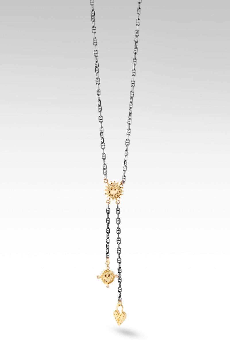 Black Rhodium Love So Sweet Necklace™ - Elegant White Zircon Pendant for Women | Perfect Gift for Anniversary, Valentine's Day & Romantic Occasions