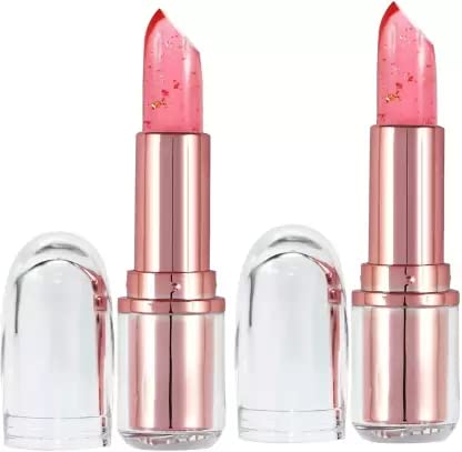 Wiffy Long-Lasting Magic Lipstick - Temperature Changing Crystal Jelly Lip Balm (7.2g, Pink) for Instant Glossy Finish | Perfect for Everyday Wear, Date Night & Special Occasions