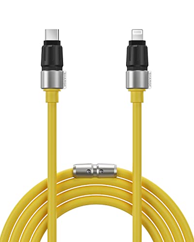 Sharge MFi Certified USB C to Lightning Cable - Fast Charging Cord for iPhone 14/13/12 Pro Max/XS/XR, iPad & More (3.9ft) | Perfect for Home, Office & Travel Charging