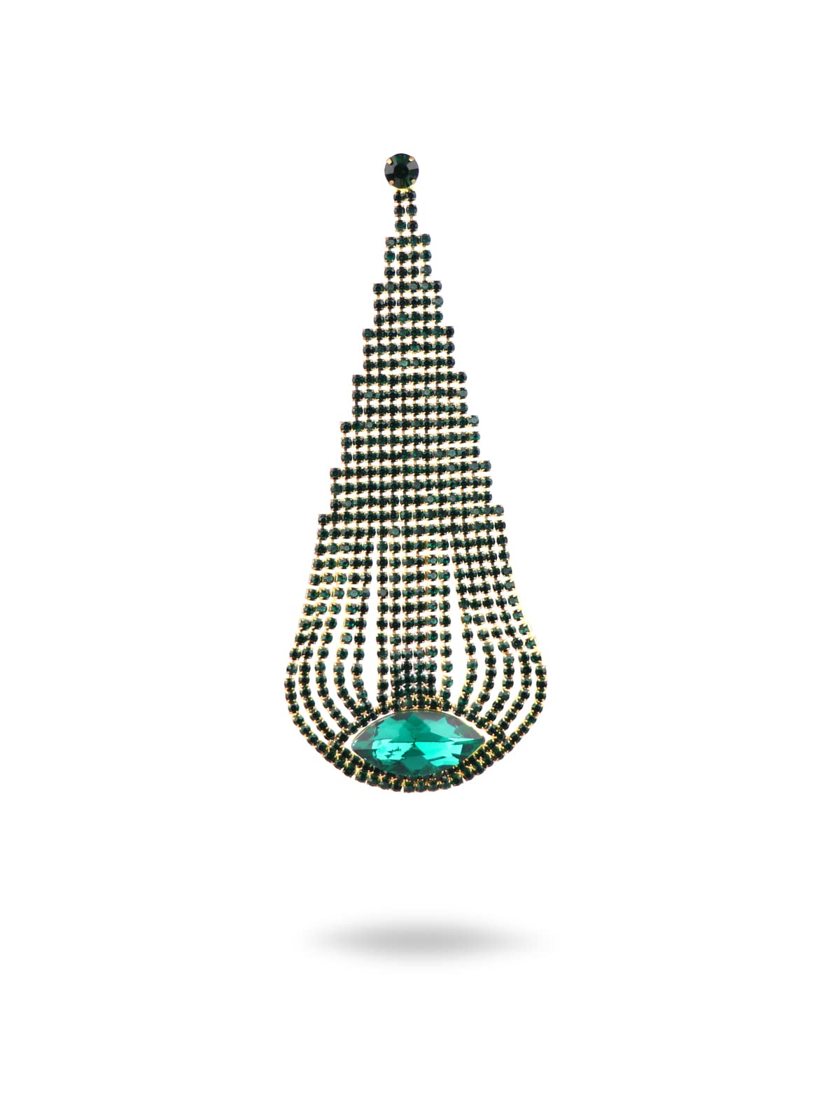 Sparkling Rhinestone Water Drop Earrings for Women - Elegant Crystal Dangle Earrings for Dinner Party, Wedding & Evening Events - Fashion Jewelry Accessories for Special Occasions