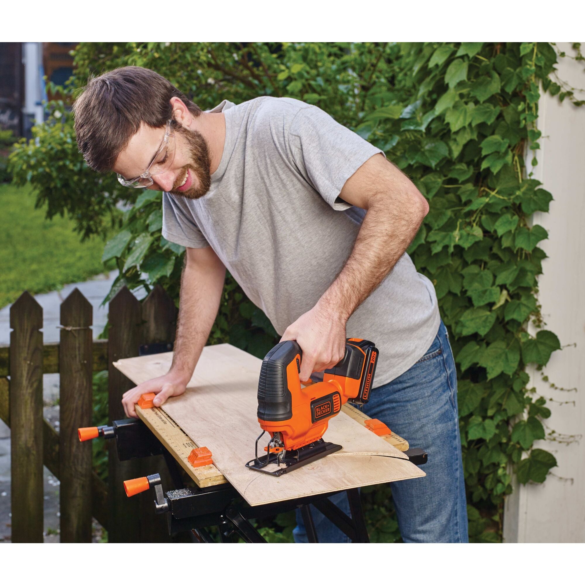 20V MAX* POWERCONNECT™ Cordless Variable Speed Jigsaw (Tool Only) - Perfect for DIY Woodworking, Home Renovation & Professional Cutting Projects