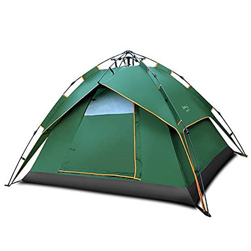 ALQFHFY 5-6 Person Portable Pop Up Tent - Waterproof Instant Camping Tent with Carry Bag for Outdoor Adventures, Beach Trips & Family Camping