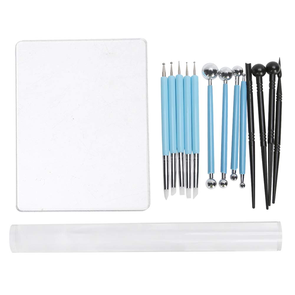 15PCS Clay Sculpting Tools Set - Professional Ceramic & Polymer Clay Carving Modeling Kit for Pottery, Sculpture & DIY Crafts - Perfect for Artists, Hobbyists & Beginners