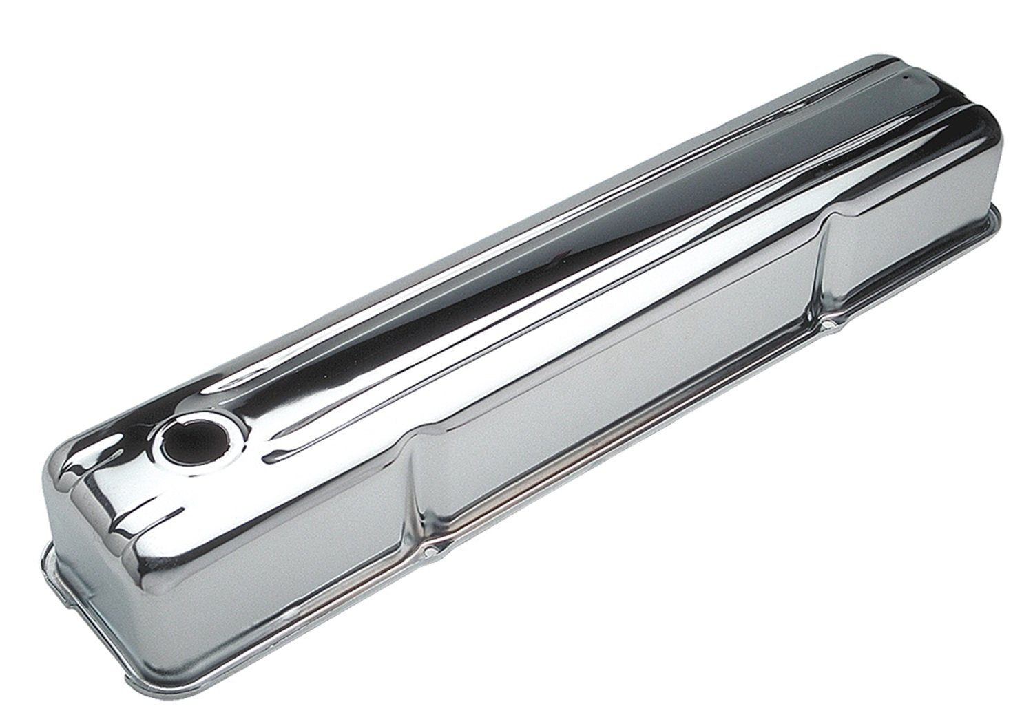 Trans-Dapt 6892 Chrome Valve Cover - High Performance Engine Part for Chevy, Ford & Dodge - Perfect for Car Restoration & Hot Rod Upgrades