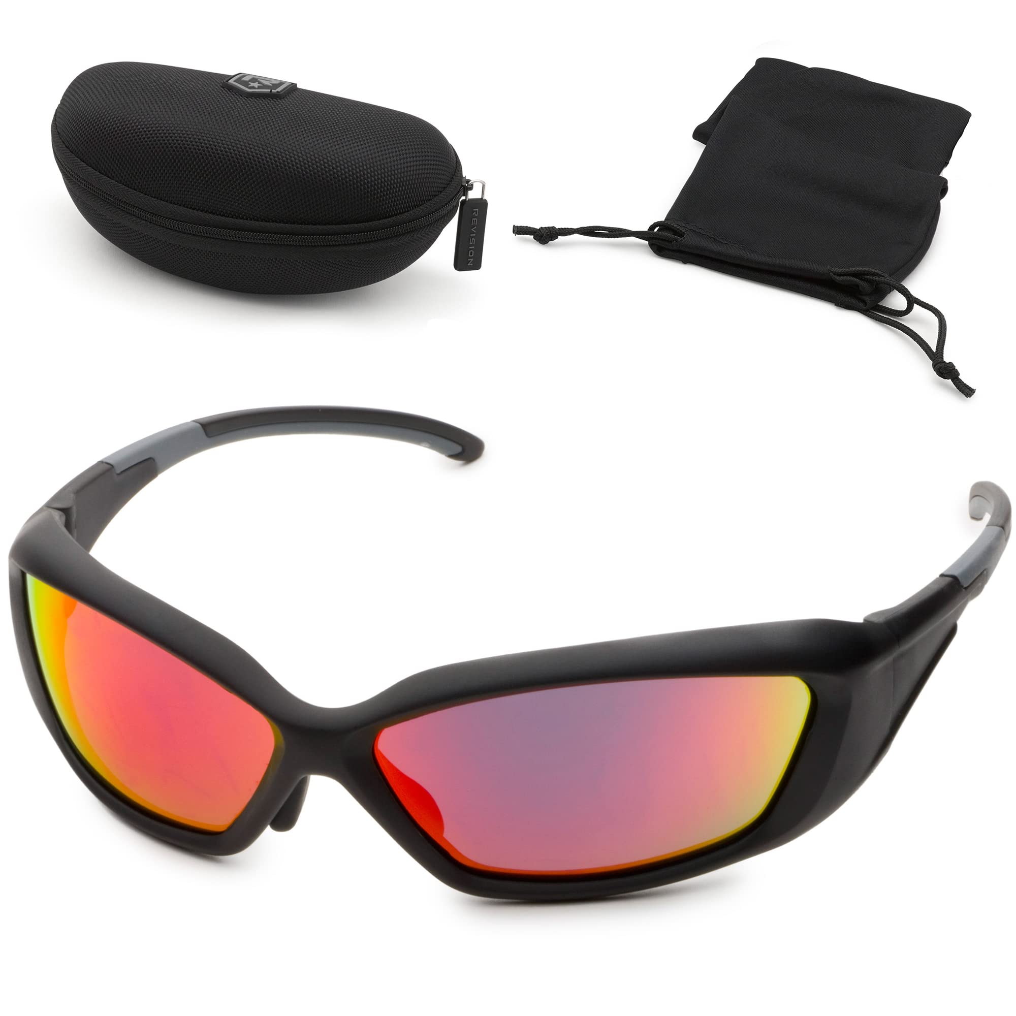 Revision Military Hellfly Ballistic Sunglasses - Tactical Safety Glasses for Shooting, Outdoor & Sports - UV Protection, Impact Resistant, ANSI Z87.1 Certified for Work & Adventure