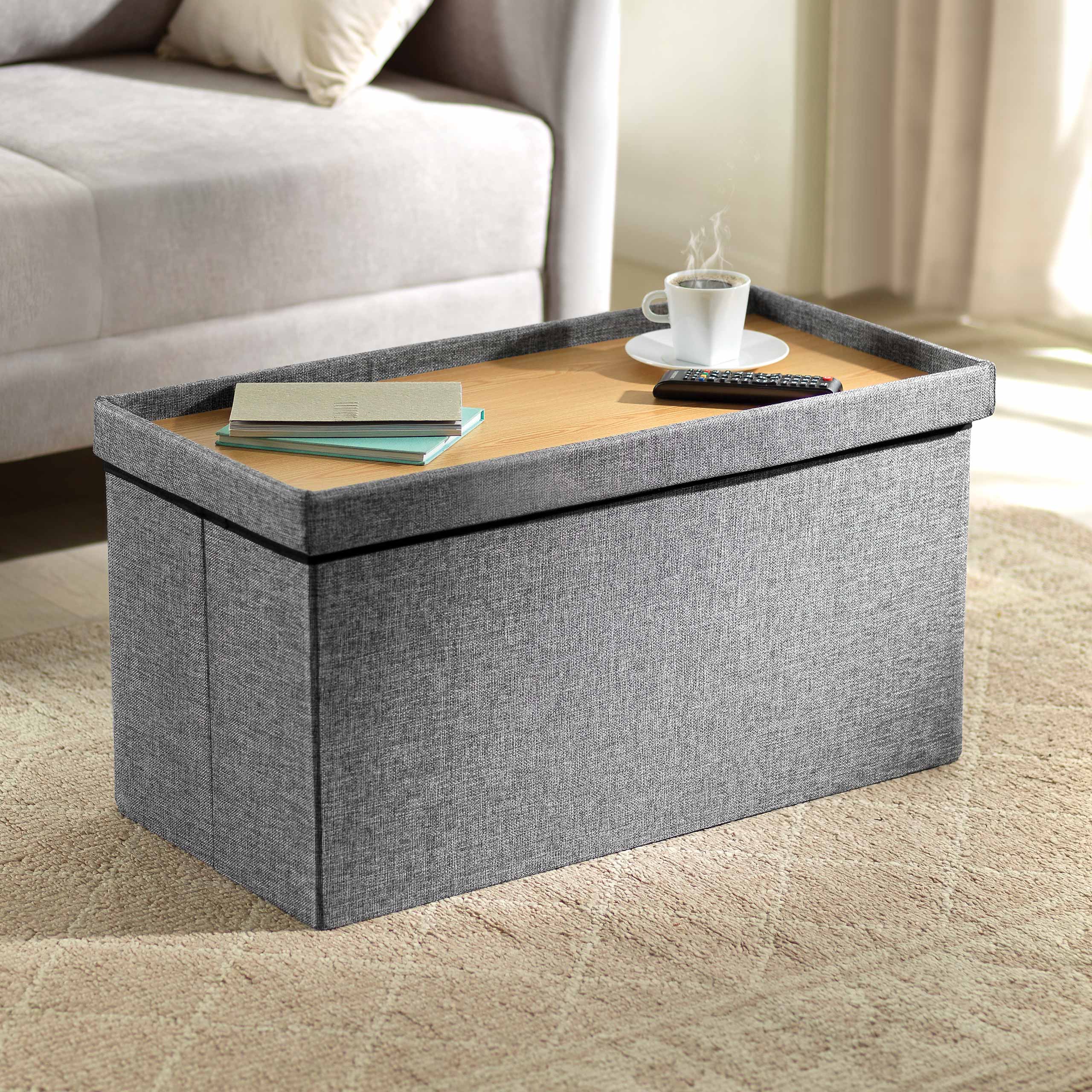 Modern Ottoman Coffee Table with Storage - Lift Top Design for Living Room, Bedroom & Office - Stylish & Functional Furniture for Home Decor