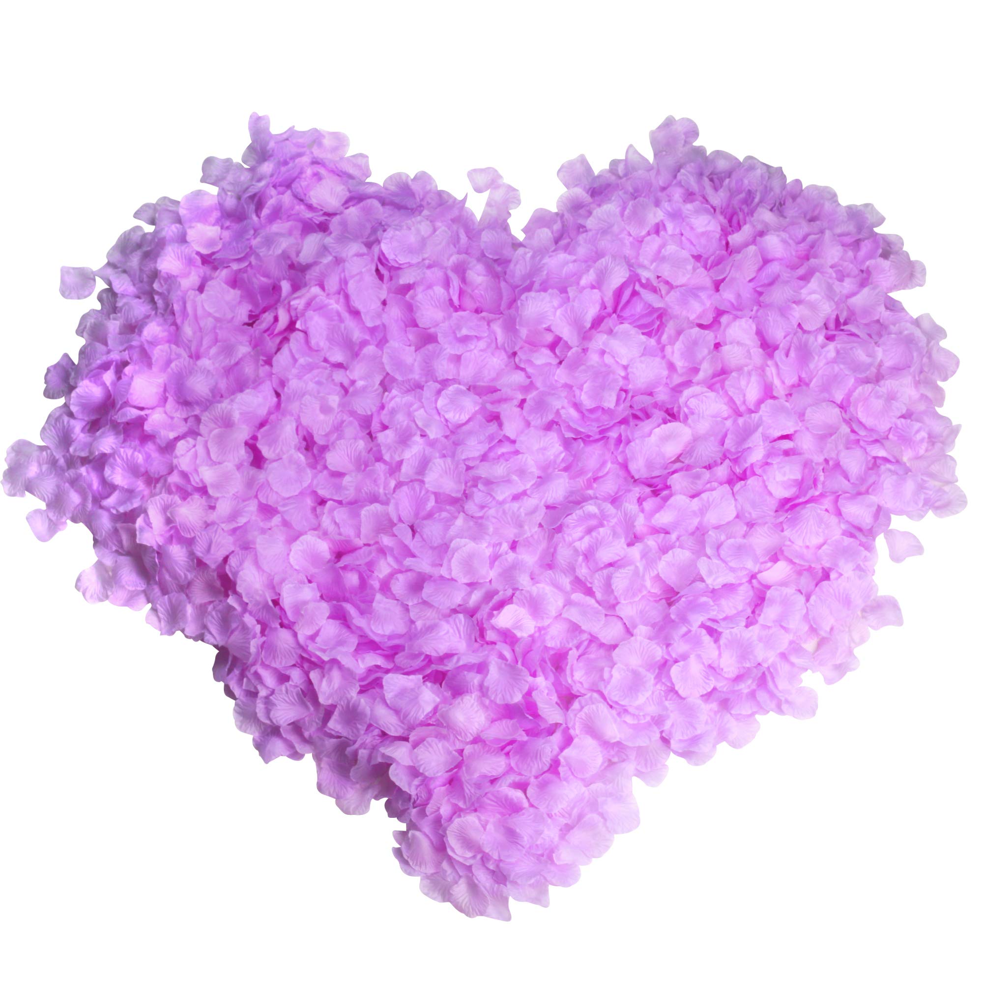 3000 Pcs Artificial Silk Rose Petals - Realistic Fake Flower Petals for Wedding Decor, Valentine's Day, Romantic Dinner, Party Table Scatter, Birthday Celebration & Home Decoration - Perfect for Aisle, Centerpieces, Bedroom & Photo Backdrops