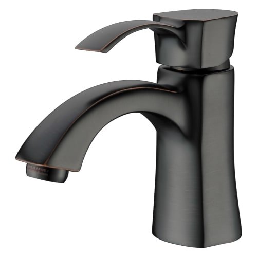 ANZZI Alto Single Hole Single Handle Bathroom Sink Faucet - Oil Rubbed Bronze Deck Mount Lavatory Faucet with cUPC Certification | Perfect for Bathroom Vanity, Powder Room & Guest Bath Installation (Model: L-AZ012ORB)