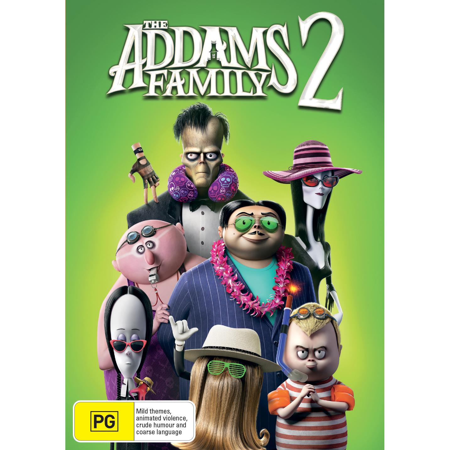 The Addams Family 2 DVD - Spooky Animated Comedy Movie for Family Movie Night | Halloween Entertainment