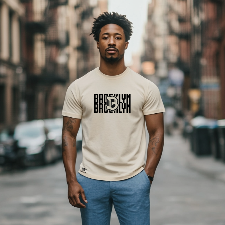 Brooklyn FC Wall Brown T-Shirt for Men - Vintage Soccer Fan Tee - Perfect for Game Day & Casual Wear