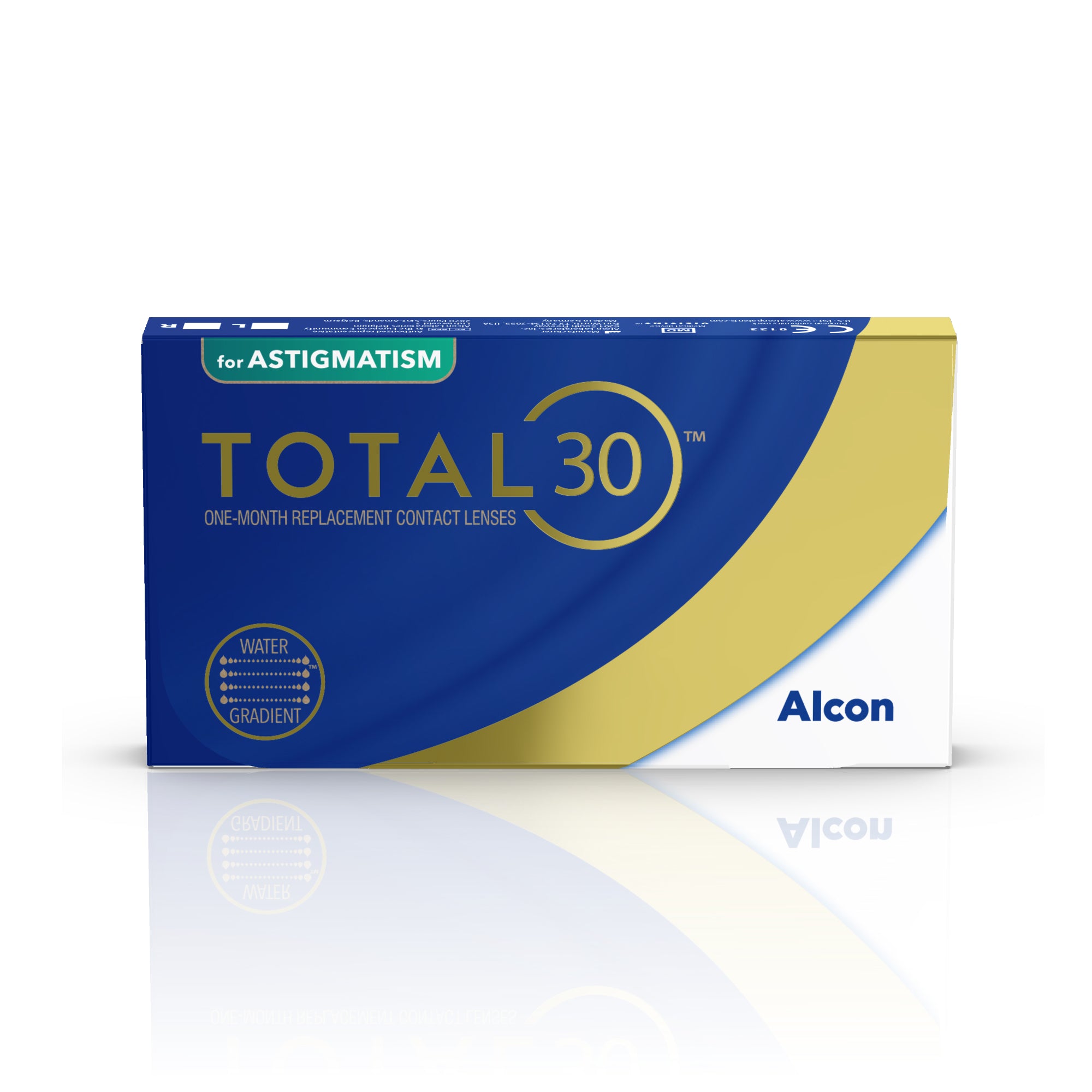 Total30 For Astigmatism Contact Lenses - 6 Pack Monthly Disposable Soft Lenses for Clear Vision | Perfect for Daily Wear, Sports & Active Lifestyle
